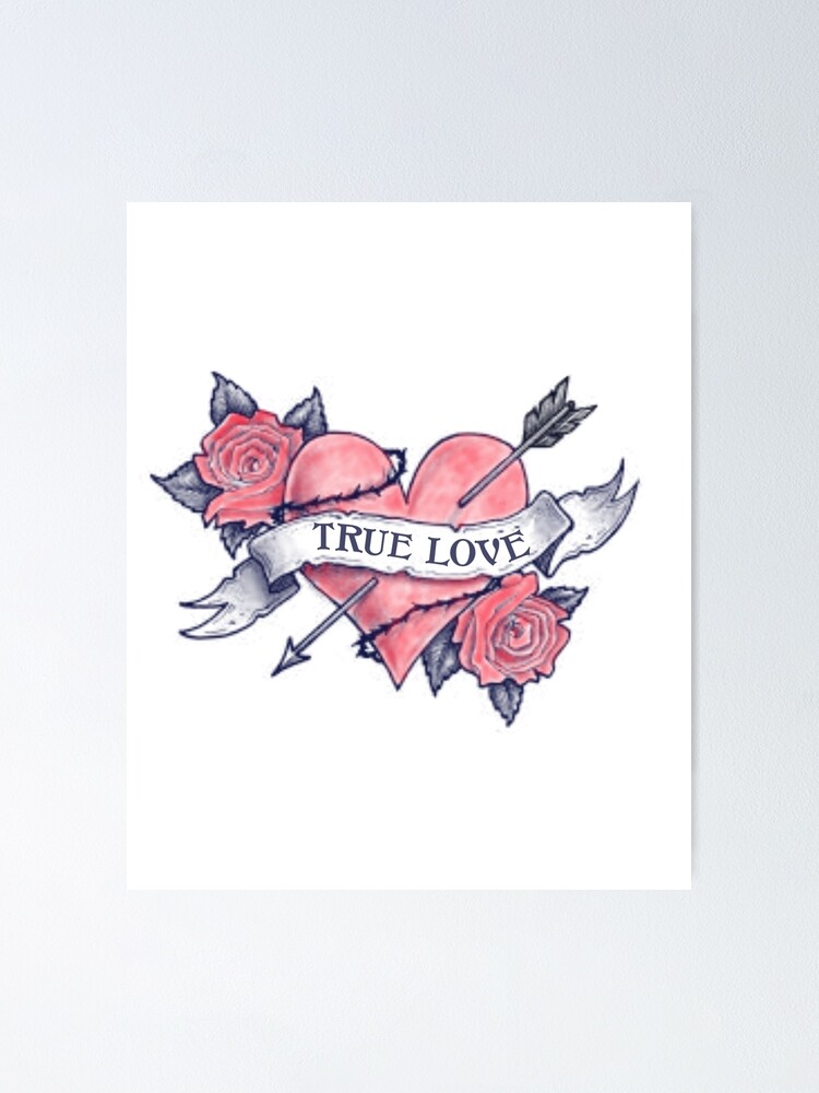 Koinstec True and Love Heart Tattoo Waterproof Sticker For Men and Women  Temporary Body Tattoo  Amazonin Beauty