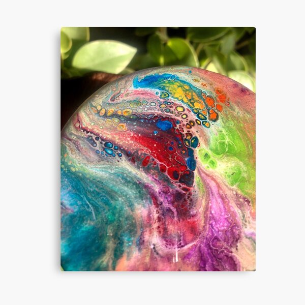 Rainbow Pour Canvas Print