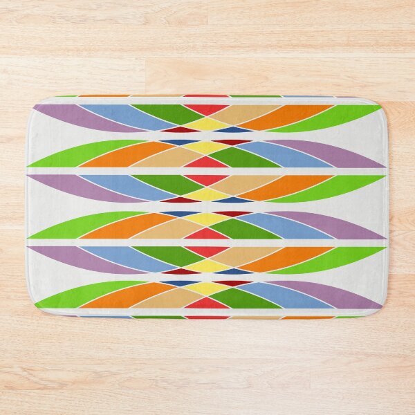 Item preview, Multi-color Curved Shapes Design designed and sold by ThisNThatImages.