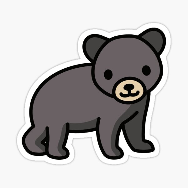Black Bear Sticker