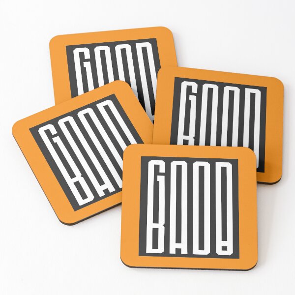 Item preview, GOOD BAD – A Black & White graphic design! designed and sold by JOHNC1.