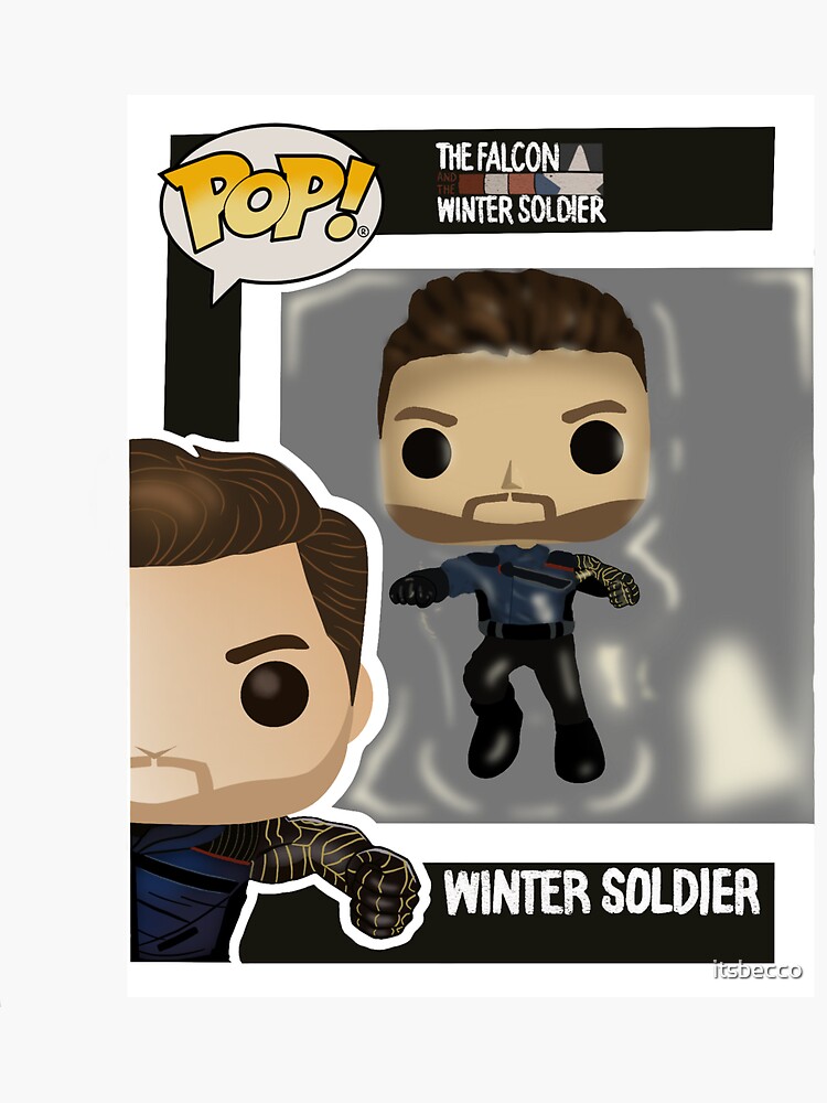 bucky with shield funko pop