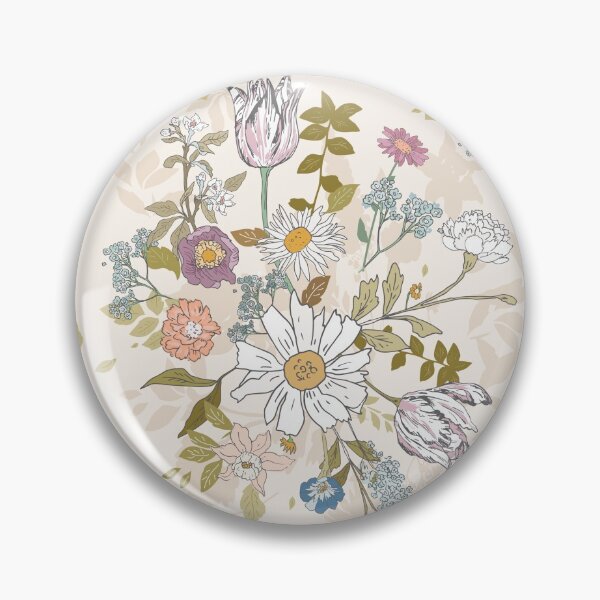 Item preview, Boho Vintage Floral  designed and sold by Esther  Fallon Lau.