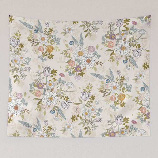 Item preview, Boho Vintage Floral  designed and sold by Esther  Fallon Lau.