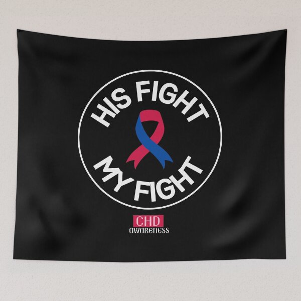 Item preview, His fight my fight chd awareness designed and sold by Tecnofa.