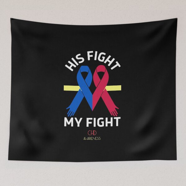 Item preview, His fight my fight chd awareness designed and sold by Tecnofa.