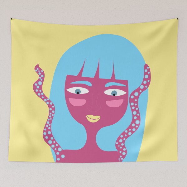 Item preview, Little octopus girl  designed and sold by Gabrielle Freitas.