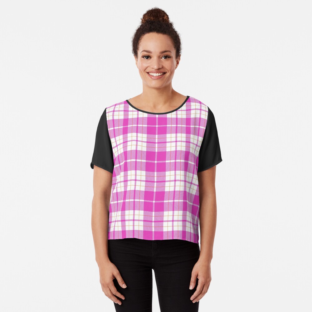 pink tartan clothing