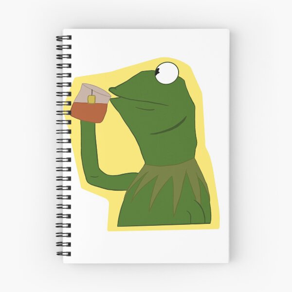 Item preview, Kermie drinking his tea designed and sold by P4perpage.