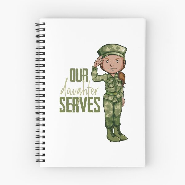 Item preview, Our Daughter Serves! (on White) designed and sold by PawsitiveMum.