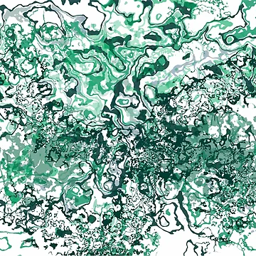 Artwork thumbnail, Abstract Green Swirl Pattern by Rell1970