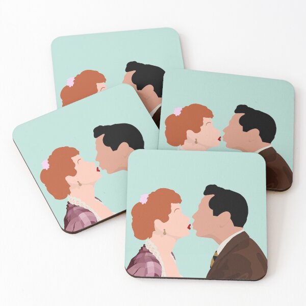 Item preview, Lucy and Desi kissing designed and sold by kimmystra.