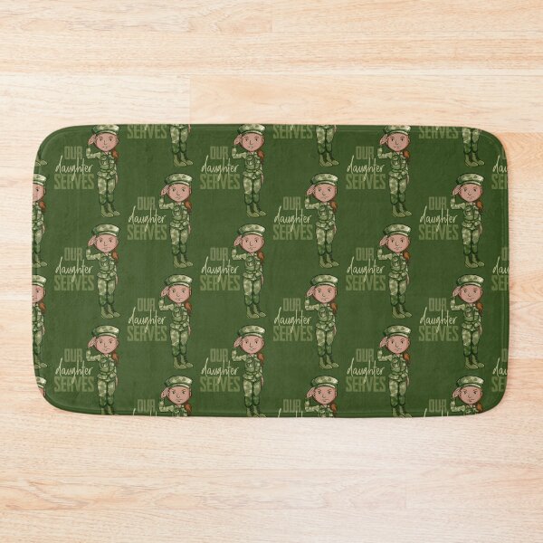 Item preview, Our Daughter Serves! (on Green) designed and sold by PawsitiveMum.