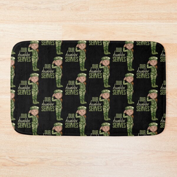 Item preview, Our Daughter Serves! (on Black) designed and sold by PawsitiveMum.