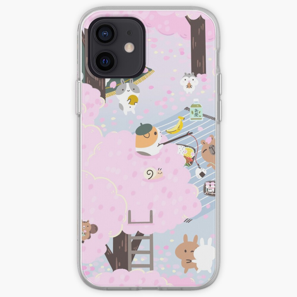 Bubu and Moonch, Cherry Blossom iPhone Case & Cover