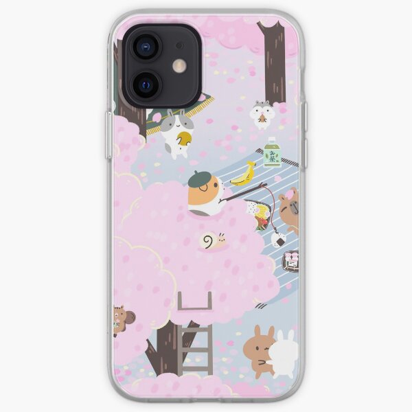 Bubu and Moonch, Cherry Blossom iPhone Soft Case