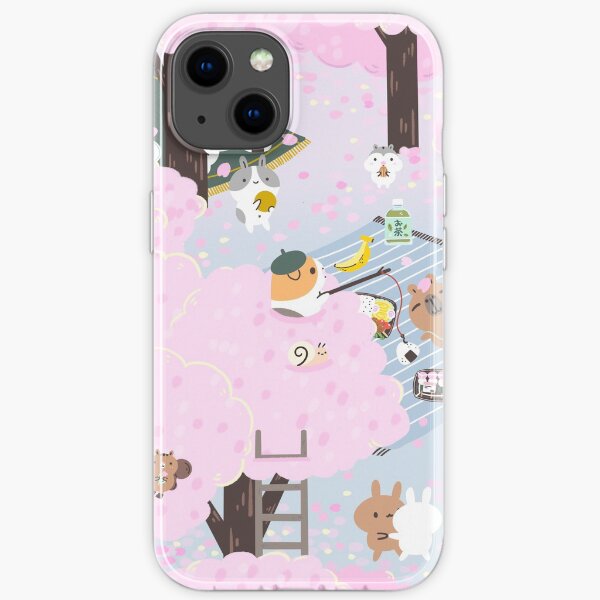 Bubu and Moonch, Cherry Blossom  iPhone Case by Miri-Noristudio | Redbubble Bubu and Moonch, Cherry Blossom  iPhone Case by... 