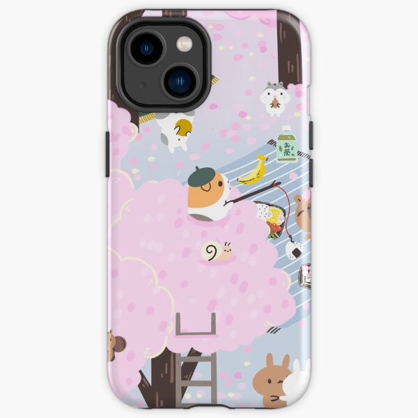 Bubu and Moonch, Cherry Blossom iPhone Tough Case