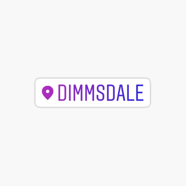 Dimmsdale Sticker