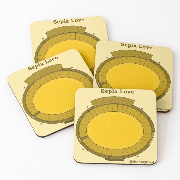 Item preview, Sepia Love - VFL Park - Waverley designed and sold by TheHolyBoot.