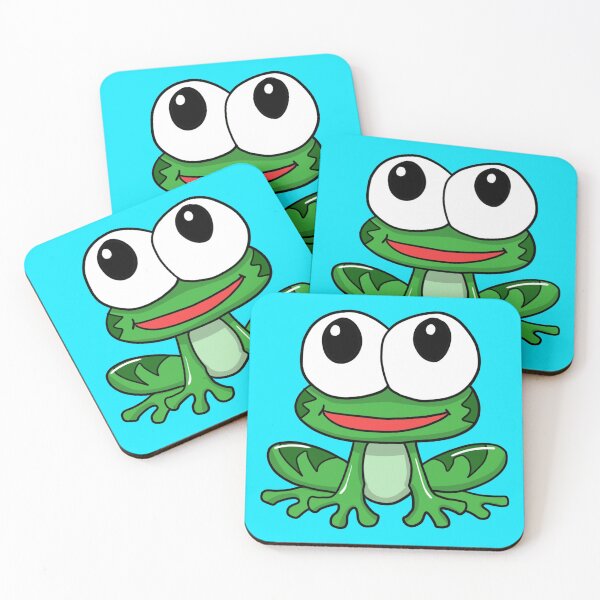 Artikelvorschau, Glücklicher grüner Frosch entworfen und verkauft von Fine Art California.