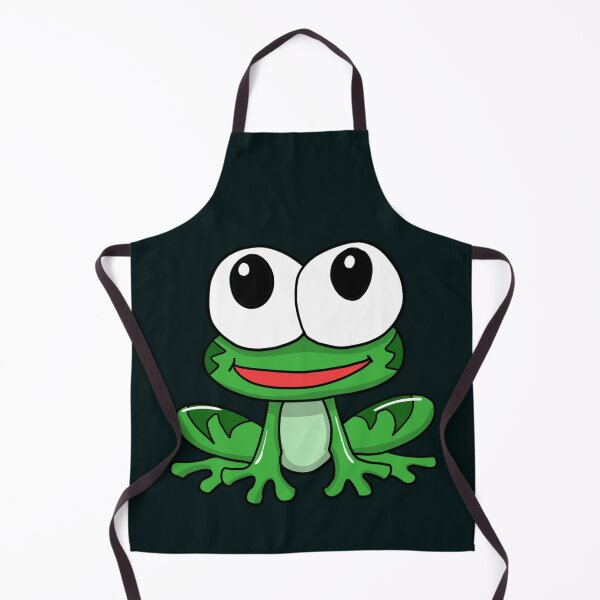 Artikelvorschau, Glücklicher grüner Frosch entworfen und verkauft von Fine Art California.