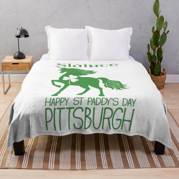 Item preview, Sláinte St Paddys Day Pittsburgh Lucky Lepricorn Green designed and sold by friendly-fox.