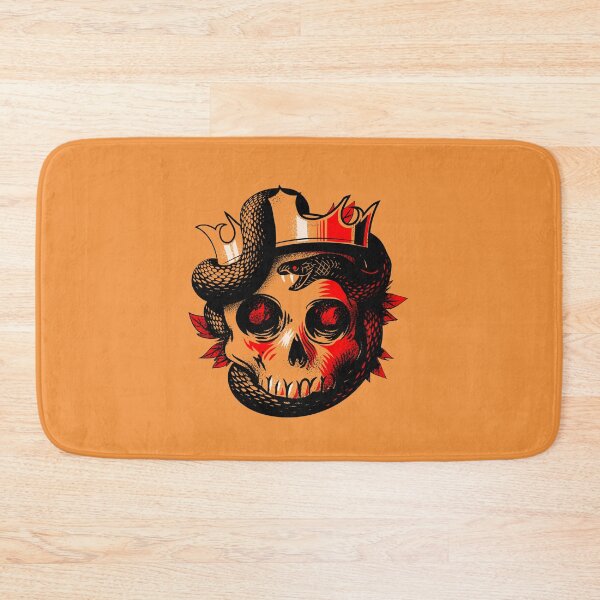 Item preview, Snake Guarding Skeleton designed and sold by RedsStickerShop.