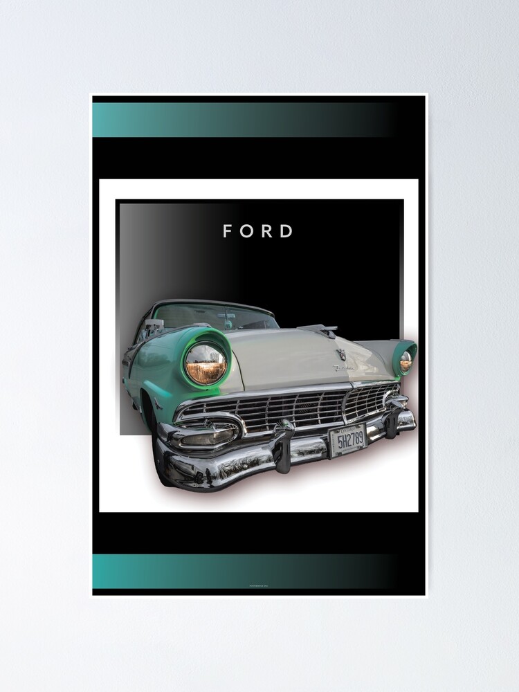 "Ford Fairlane Pop Out Poster" Poster by souleye Redbubble