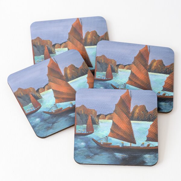 Item preview, Junks In the Descending Dragon Bay designed and sold by taiche.