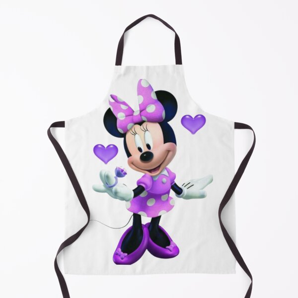 Purple Minnie with ring Apron