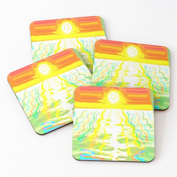 Item preview, HAND PAINTED OCEAN SUNRISE CITRUS designed and sold by THE AMERICAN TEEVANGELIST.