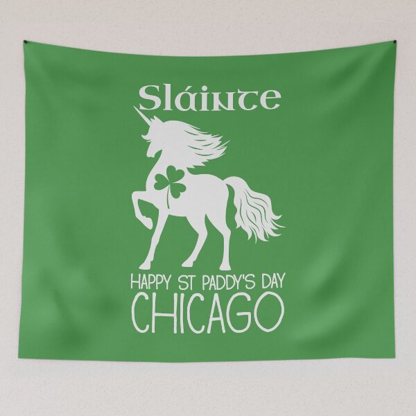 Item preview, Sláinte St Paddys Day Chicago Lucky Lepricorn designed and sold by friendly-fox.