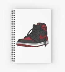 Air Jordan 1 “BRED” Spiral Notebook