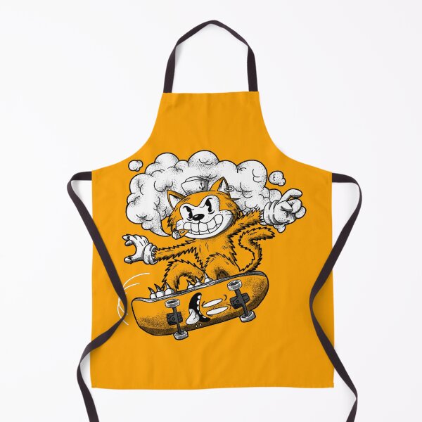 Item preview, Skating Cat designed and sold by RedsStickerShop.