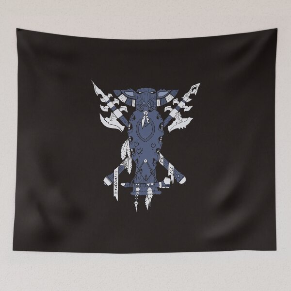 Item preview, Tauren Crest - Blue designed and sold by All-Sorts.