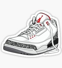 Air Jordan 3 (III) “WHITE & CEMENT” Sticker