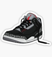 Air Jordan 3 (III) “BLACK & CEMENT” Sticker