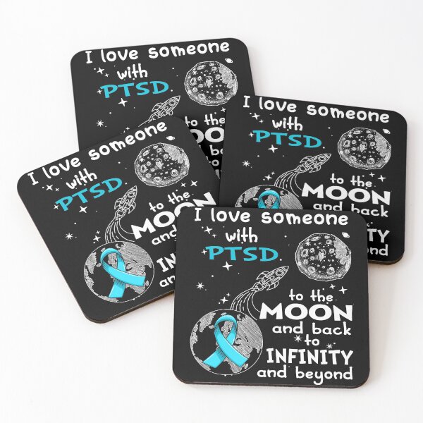 Item preview, I Love Someone With PTSD To The Moon And Back designed and sold by heppenp.
