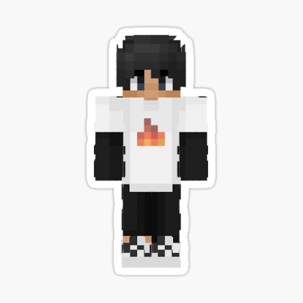 Technoblade Minecraft skin Magnet for Sale by lottedesigns