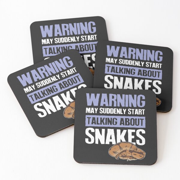 Item preview, Warning Suddenly Talking About Snakes designed and sold by Clara Hollins.