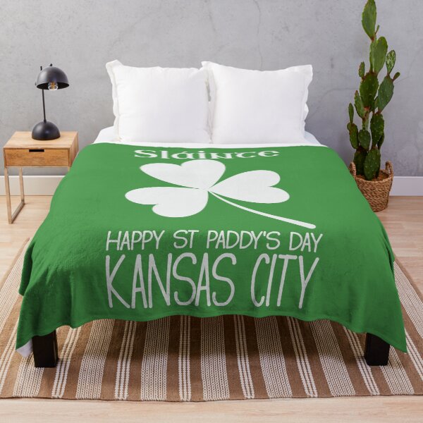 Item preview, Sláinte St Paddys Day Kansas City KC Lucky Shamrock designed and sold by friendly-fox.