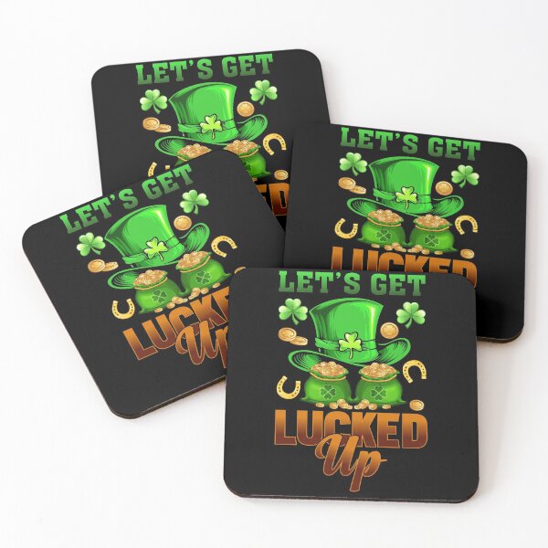 Item preview, Let's Get Lucked Up St Patrick's Day Design designed and sold by topdesignarts.