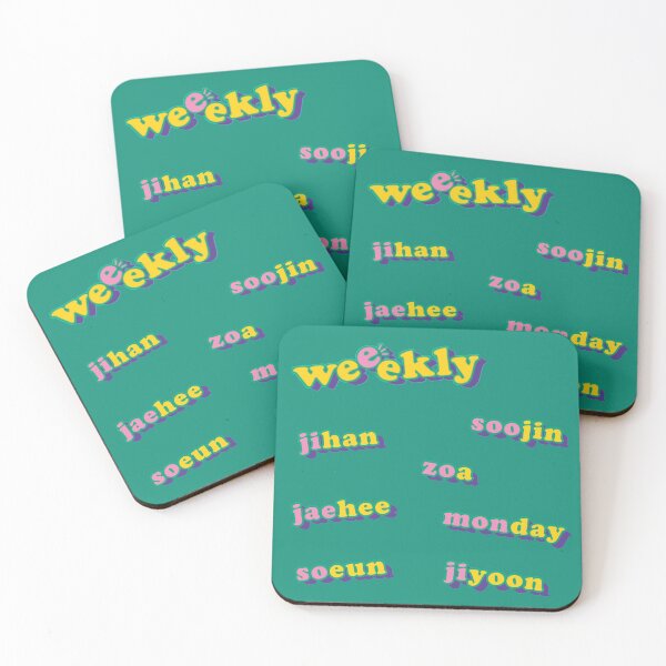 Item preview, weeekly - K-Pop Sticker Pack designed and sold by artsycore.