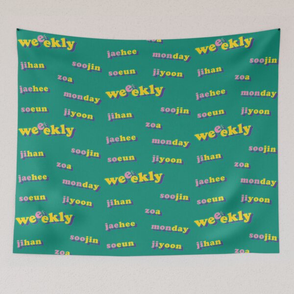 Item preview, weeekly - K-Pop Sticker Pack designed and sold by artsycore.