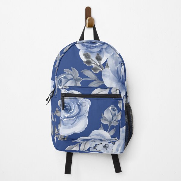 Item preview, Navy Flower Leaves designed and sold by EVERTEESLOVER.