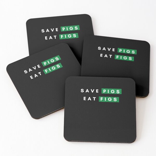 Item preview, Save Pigs Eat Figs designed and sold by arnabbabai.