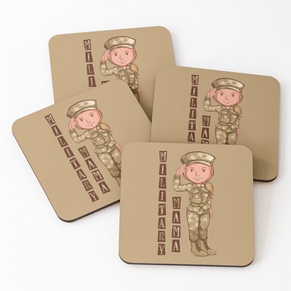 Item preview, Military Mama! (on Khaki Brown) designed and sold by PawsitiveMum.