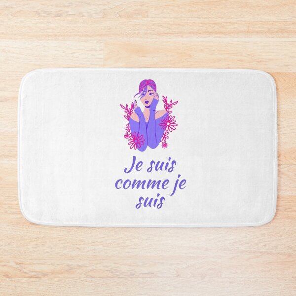 Item preview, I am what I am - popular french quotes theme gifts (in white)  designed and sold by RebelliousRosee.