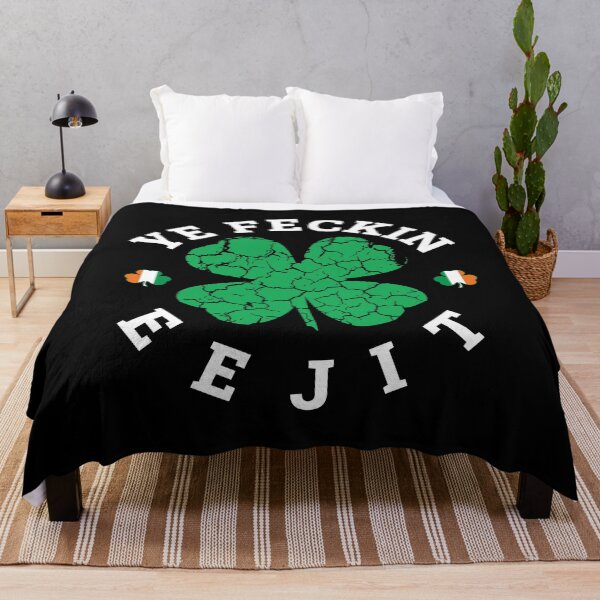 Item preview, YE FECKIN EEJIT ST.PADDY'S DAY ST.PATRICK'S T-SHIRT designed and sold by bigerdan.